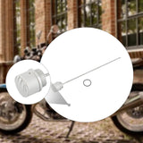 Maxbell Engine Oil Dipstick Motorcycle Engine Oil Cover Accessories 31.2cm/12.28inch silvery