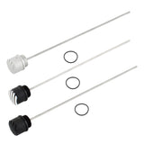 Maxbell Engine Oil Dipstick Motorcycle Engine Oil Cover Accessories 31.2cm/12.28inch silvery