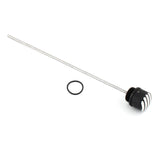 Maxbell Engine Oil Dipstick Motorcycle Engine Oil Cover Accessories 31.2cm/12.28inch black silvery