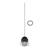 Maxbell Engine Oil Dipstick Motorcycle Engine Oil Cover Accessories 31.2cm/12.28inch black silvery
