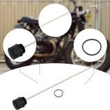 Maxbell Engine Oil Dipstick Motorcycle Engine Oil Cover Accessories 31.2cm/12.28inch black