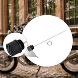 Maxbell Engine Oil Dipstick Motorcycle Engine Oil Cover Accessories 31.2cm/12.28inch black