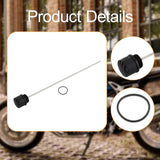 Maxbell Engine Oil Dipstick Motorcycle Engine Oil Cover Accessories 31.2cm/12.28inch black
