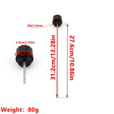 Maxbell Engine Oil Dipstick Motorcycle Engine Oil Cover Accessories 31.2cm/12.28inch black