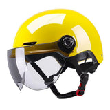 Maxbell Motorcycle Helmet Adjustable Half Shell Helmet for Scooter Bike Cycling