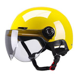 Maxbell Motorcycle Helmet Adjustable Half Shell Helmet for Scooter Bike Cycling
