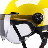 Maxbell Motorcycle Helmet Adjustable Half Shell Helmet for Scooter Bike Cycling
