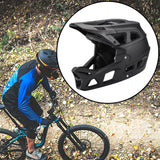 Maxbell Full Face Bike Helmet Fashion Bicycle Helmet for Cycling Riding Outdoor Black M
