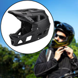 Maxbell Full Face Bike Helmet Fashion Bicycle Helmet for Cycling Riding Outdoor Black M