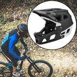 Maxbell Full Face Bike Helmet Fashion Bicycle Helmet for Cycling Riding Outdoor Black White M