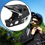 Maxbell Full Face Bike Helmet Fashion Bicycle Helmet for Cycling Riding Outdoor Black White M