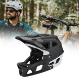 Maxbell Full Face Bike Helmet Fashion Bicycle Helmet for Cycling Riding Outdoor Black White L