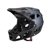 Maxbell Full Face Bike Helmet Fashion Bicycle Helmet for Cycling Riding Outdoor Titanium Black M