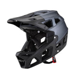 Maxbell Full Face Bike Helmet Fashion Bicycle Helmet for Cycling Riding Outdoor Titanium Black M