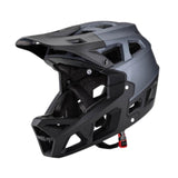 Maxbell Full Face Bike Helmet Fashion Bicycle Helmet for Cycling Riding Outdoor Titanium Black L