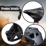 Maxbell Full Face Bike Helmet Fashion Bicycle Helmet for Cycling Riding Outdoor Titanium Black L