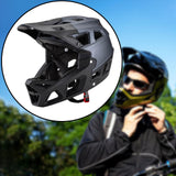 Maxbell Full Face Bike Helmet Fashion Bicycle Helmet for Cycling Riding Outdoor Titanium Black L