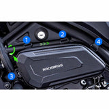 Maxbell Motorcycle Side Bag Fathers Day Gifts Water Resistant Engine Side Tool Pouch Left