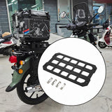 Maxbell Generic Motorcycle Tail Box Molle Panel Multifunctional Sturdy Mount Plate