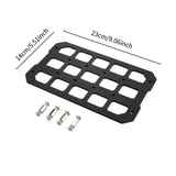 Maxbell Generic Motorcycle Tail Box Molle Panel Multifunctional Sturdy Mount Plate