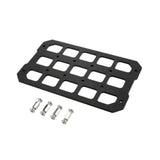 Maxbell Generic Motorcycle Tail Box Molle Panel Multifunctional Sturdy Mount Plate
