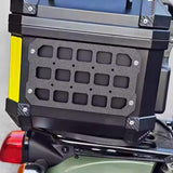 Maxbell Generic Motorcycle Tail Box Molle Panel Multifunctional Sturdy Mount Plate