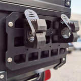 Maxbell Generic Motorcycle Tail Box Molle Panel Multifunctional Sturdy Mount Plate