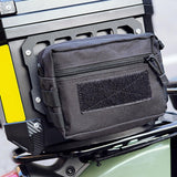 Maxbell Generic Motorcycle Tail Box Molle Panel Multifunctional Sturdy Mount Plate