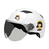 Maxbell Bike Helmet for Kids Child Half Helmet for Skateboarding Roller Skating White