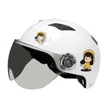 Maxbell Bike Helmet for Kids Child Half Helmet for Skateboarding Roller Skating White