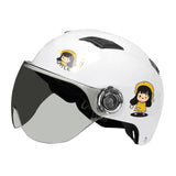 Maxbell Bike Helmet for Kids Child Half Helmet for Skateboarding Roller Skating White