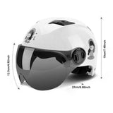 Maxbell Bike Helmet for Kids Child Half Helmet for Skateboarding Roller Skating White