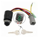 Maxbell Ignition Switch with Keys Replace 129572 3 Position Boat Ignition Components