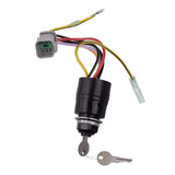 Maxbell Ignition Switch with Keys Replace 129572 3 Position Boat Ignition Components