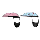 Maxbell Electric Motorcycle Canopy Cloth Easy to Install Universal Sunshade Umbrella Pink