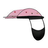 Maxbell Electric Motorcycle Canopy Cloth Easy to Install Universal Sunshade Umbrella Pink