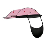Maxbell Electric Motorcycle Canopy Cloth Easy to Install Universal Sunshade Umbrella Pink