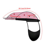 Maxbell Electric Motorcycle Canopy Cloth Easy to Install Universal Sunshade Umbrella Pink