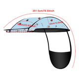 Maxbell Electric Motorcycle Canopy Cloth Easy to Install Universal Sunshade Umbrella Blue
