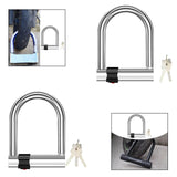 Maxbell Bike U Shape Lock Sturdy Waterproof Security Hydraulic Cutter Resistant Lock with 2 Keys