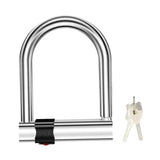 Maxbell Bike U Shape Lock Sturdy Waterproof Security Hydraulic Cutter Resistant Lock with 2 Keys