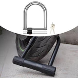 Maxbell Bike U Shape Lock Sturdy Waterproof Security Hydraulic Cutter Resistant Lock with 2 Keys