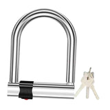 Maxbell Bike U Shape Lock Sturdy Waterproof Security Hydraulic Cutter Resistant Lock with 3 Keys