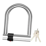 Maxbell Bike U Shape Lock Sturdy Waterproof Security Hydraulic Cutter Resistant Lock with 3 Keys