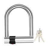 Maxbell Bike U Shape Lock Sturdy Waterproof Security Hydraulic Cutter Resistant Lock with 3 Keys