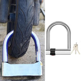 Maxbell Bike U Shape Lock Sturdy Waterproof Security Hydraulic Cutter Resistant Lock with 3 Keys