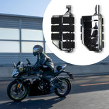 Maxbell Motorcycle Foot Pegs Metal Motorbike Left Right Motorcycle Highway Foot Pegs Gray