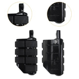 Maxbell Motorcycle Foot Pegs Metal Motorbike Left Right Motorcycle Highway Foot Pegs Black