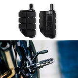 Maxbell Motorcycle Foot Pegs Metal Motorbike Left Right Motorcycle Highway Foot Pegs Black