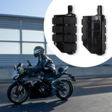Maxbell Motorcycle Foot Pegs Metal Motorbike Left Right Motorcycle Highway Foot Pegs Black